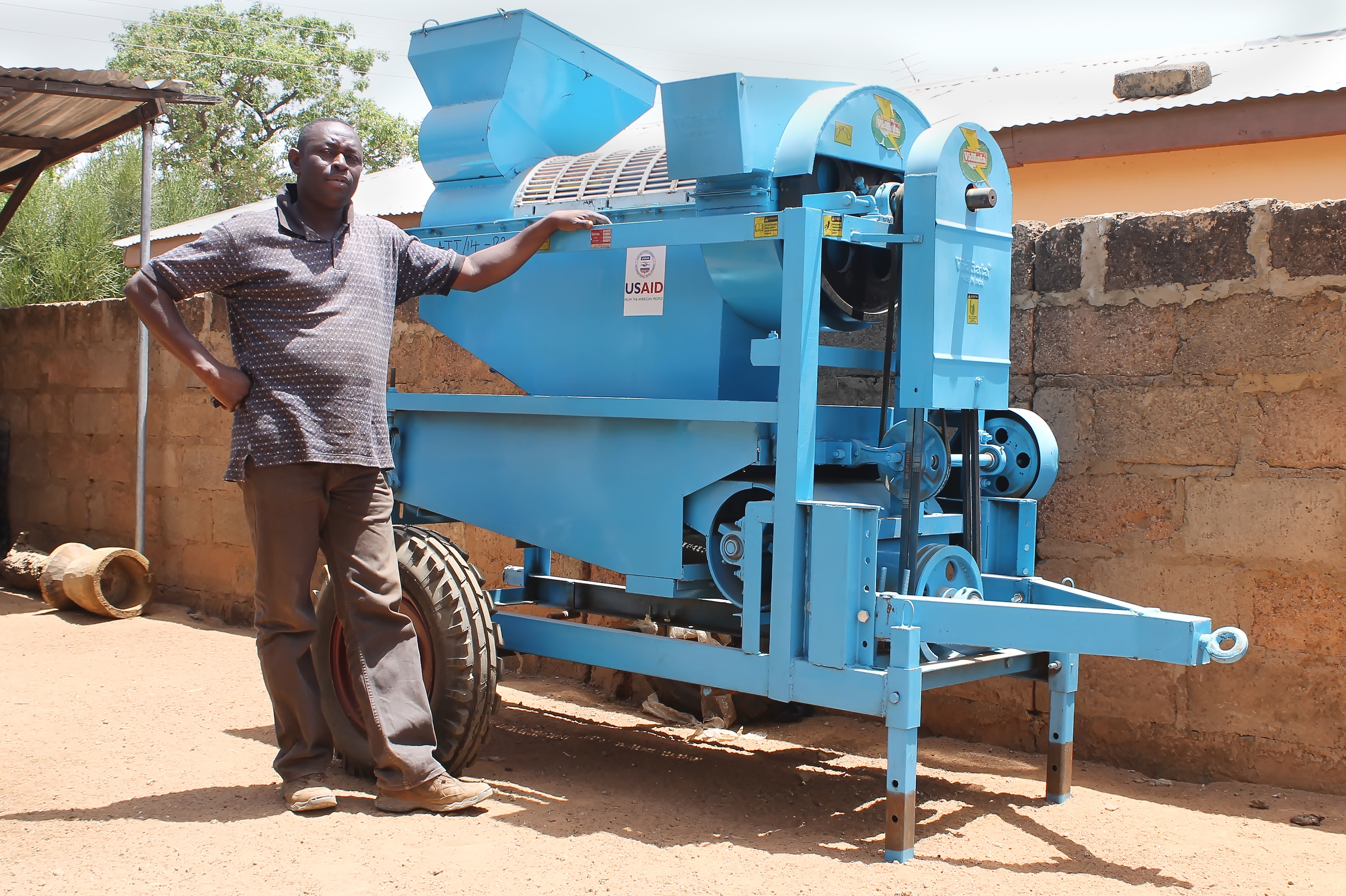 Abu Imoro multi-crop thresher ATT by aoppongansah