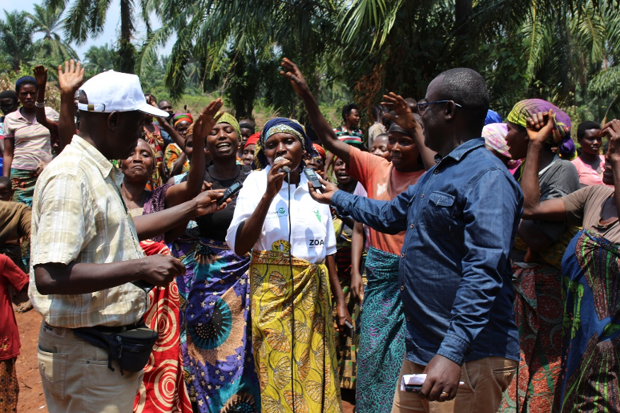 members-of-the-cooperative-during-a-public-recording-in-Kirengane-hill