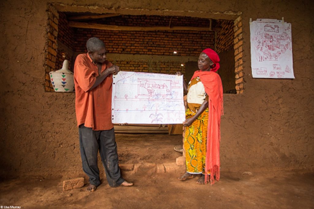 The couple displays their PIP Plan