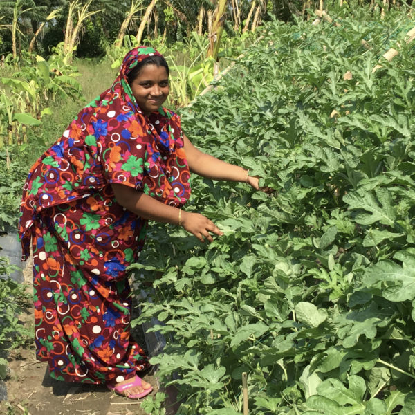 Woman in field