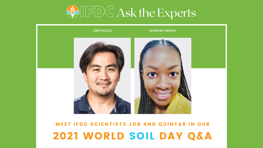 Job Fugice and Quintar Genga World Soil Day Banner