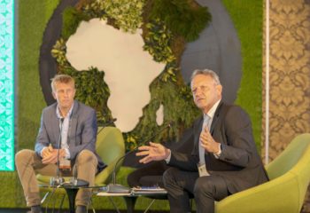 Patrice Annequin (pictured right) speaks at the Kenya Fertilizer Club