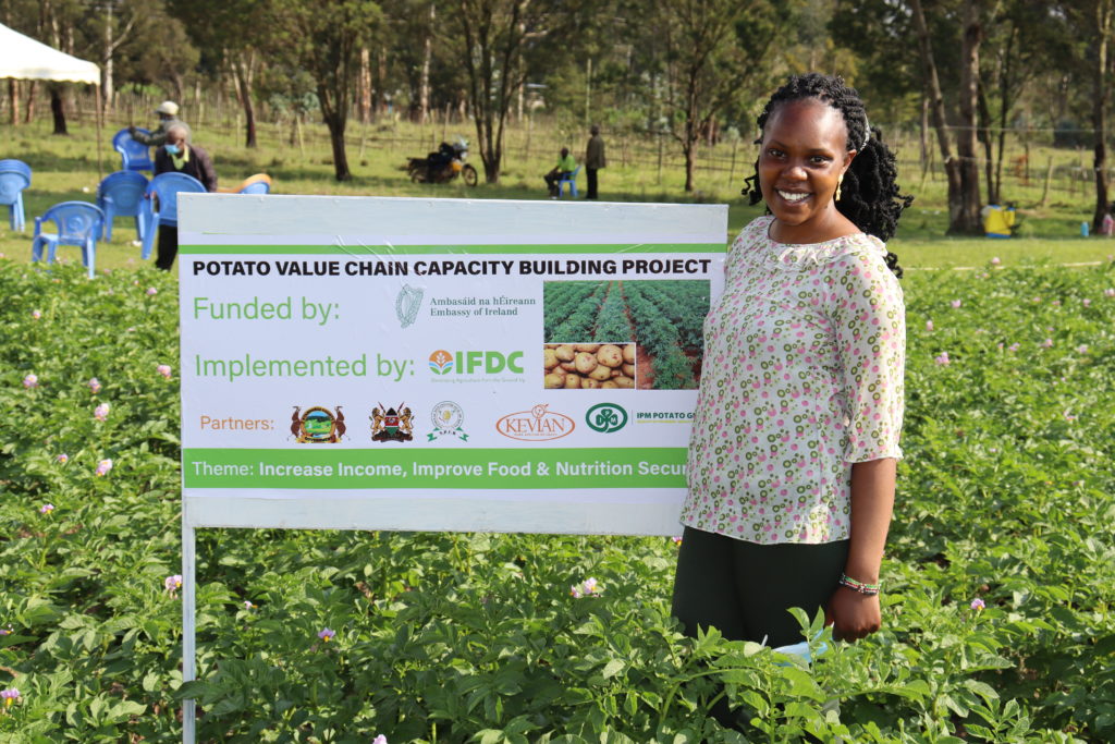 Agribusiness Development Officer Noreen Hunja during a PCB field day