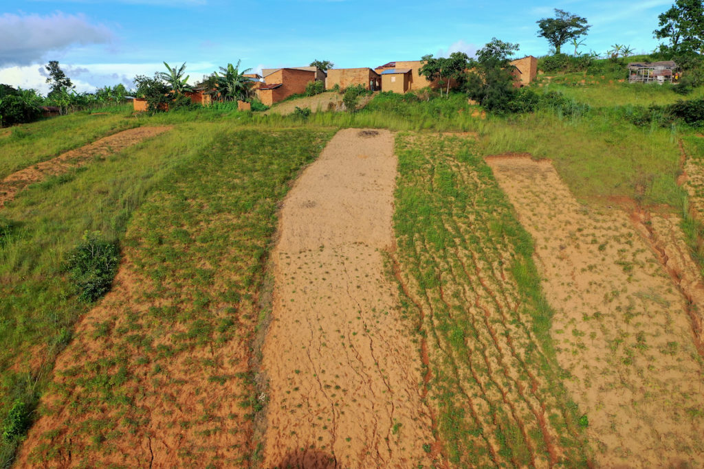 Eroded land in Burundi