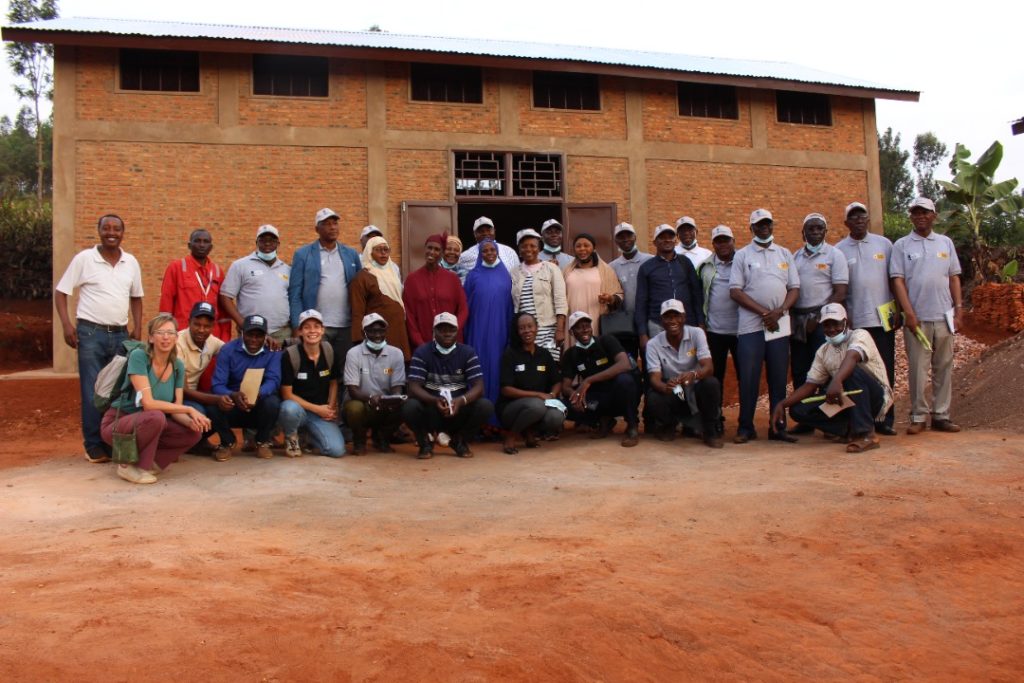 Delegation from visit poses for a picture together