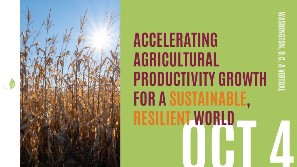 Agricultural Productivity Event graphic