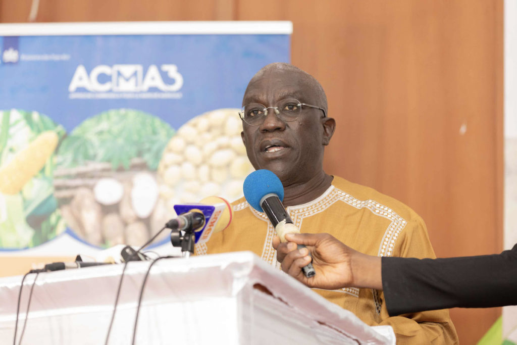 Bocar Diagana speaks at the ACMA3 launch