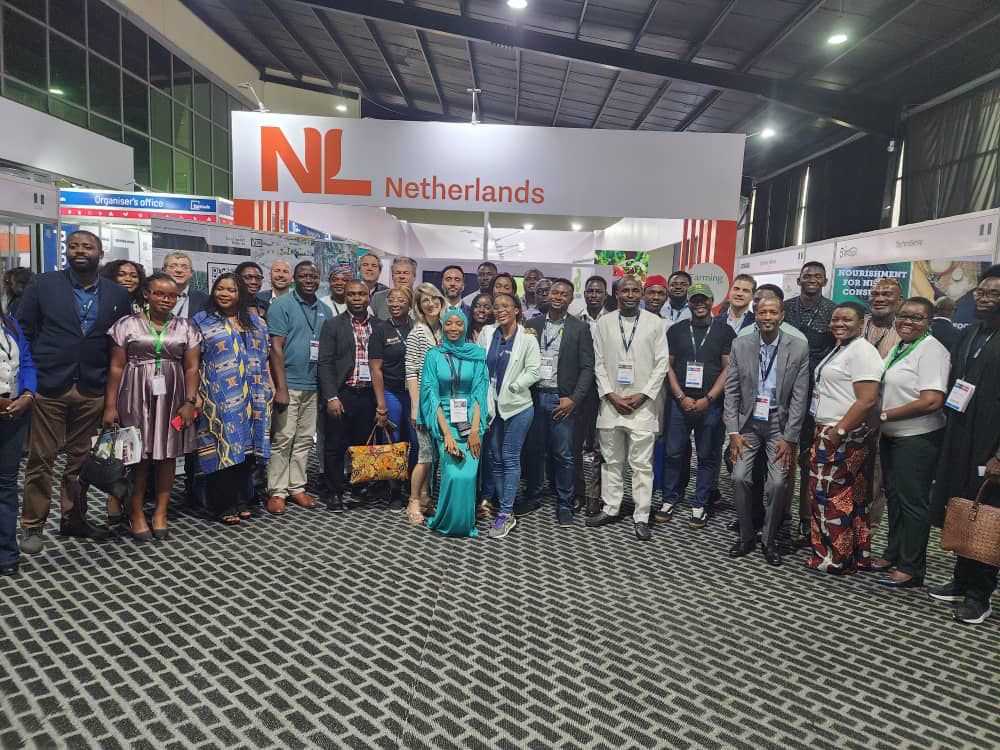 The HortiNigeria group at the agrofood event