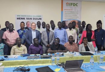 Henk van Duijn visits South Sudan Staff