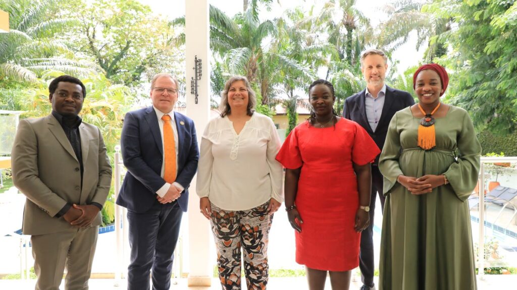 The IFDC President & CEO, Henk van Duijn, and IFDC delegates meets with the Kingdom of Netherland's Ambassador, the Honorable Mrs. Yvette Daoud.