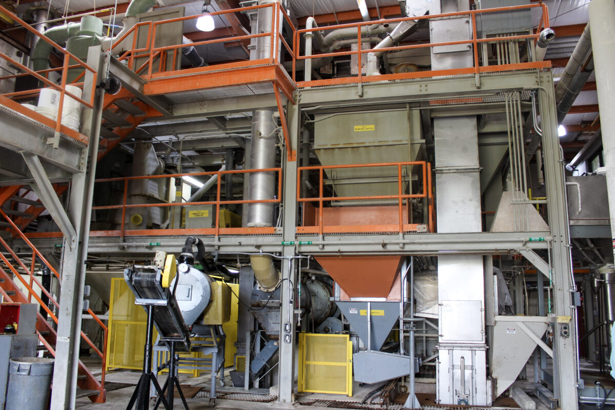 An image of IFDC's latest safety revisions to the pilot plant.