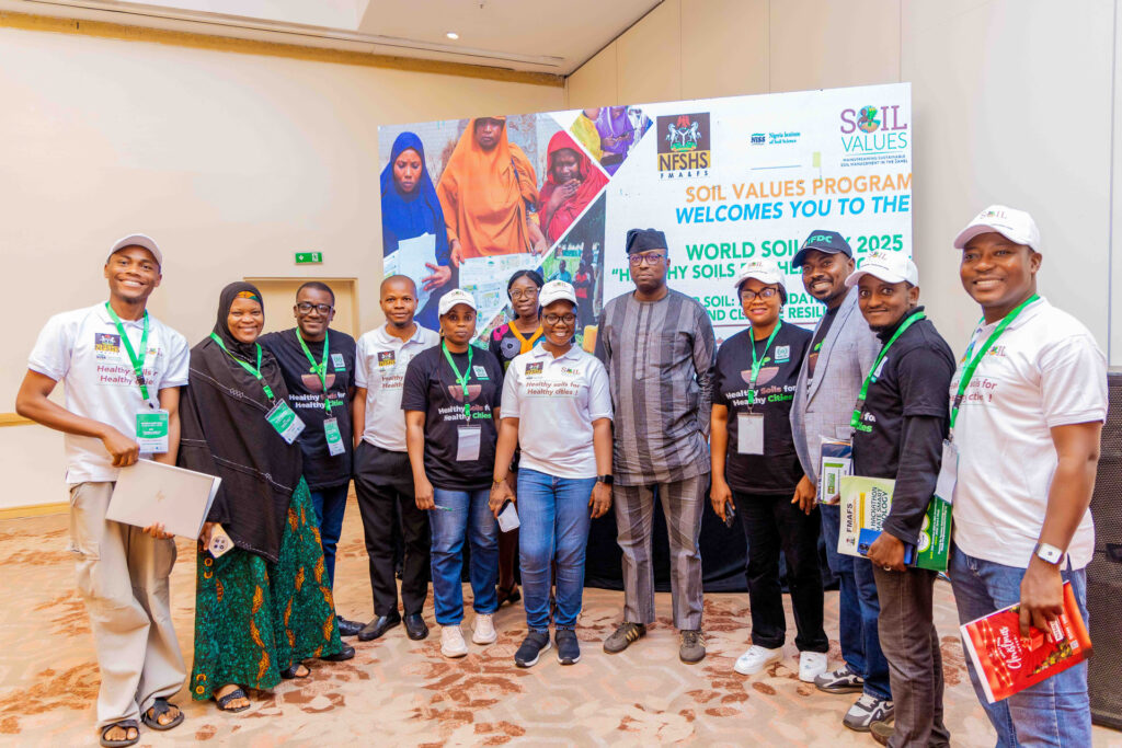 A group photo of Soil Value staff from Nigeria.