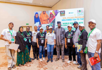 A group photo of Soil Value staff from Nigeria.