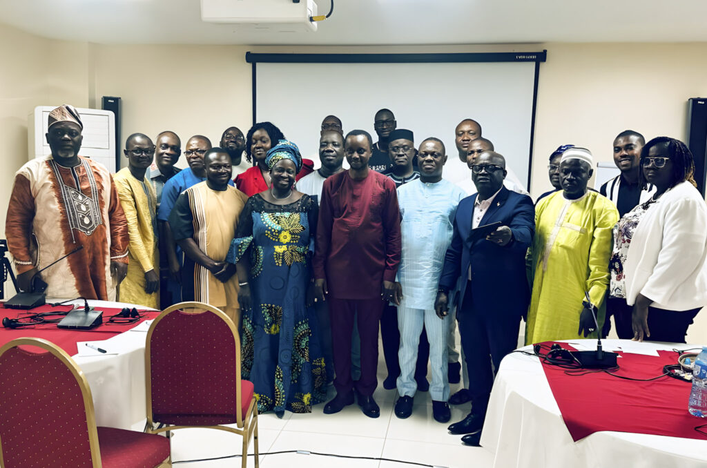 A group picture of meeting participants.