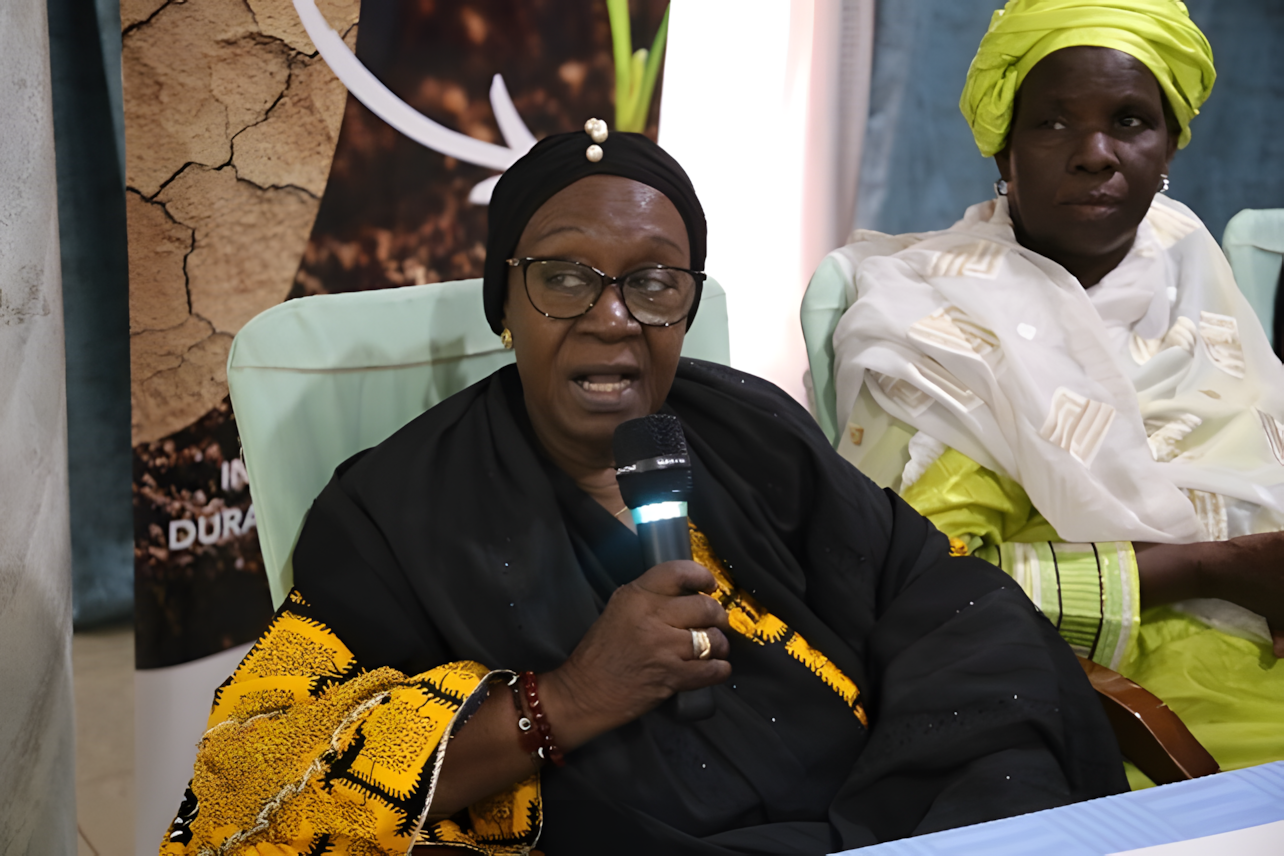 Diao Kadiatou Tall, President of the Professional Association of Rural Women (ASPROFER) in Mali.