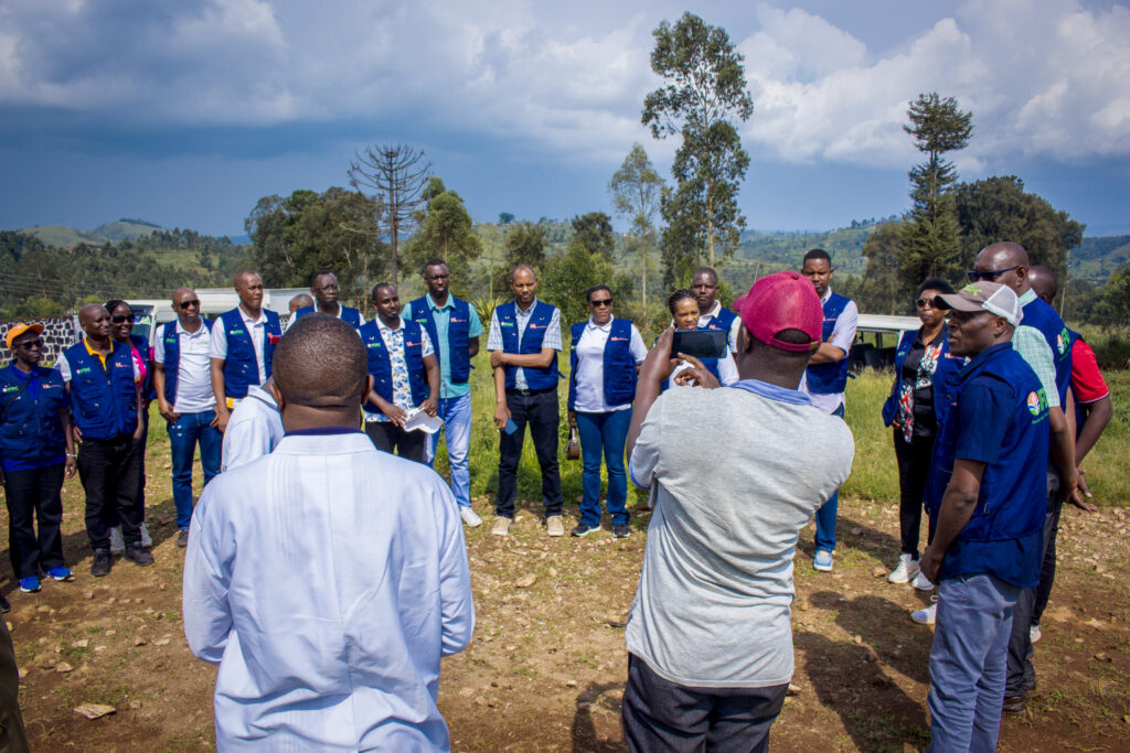 IFDC Burundi team taking a group photo.
