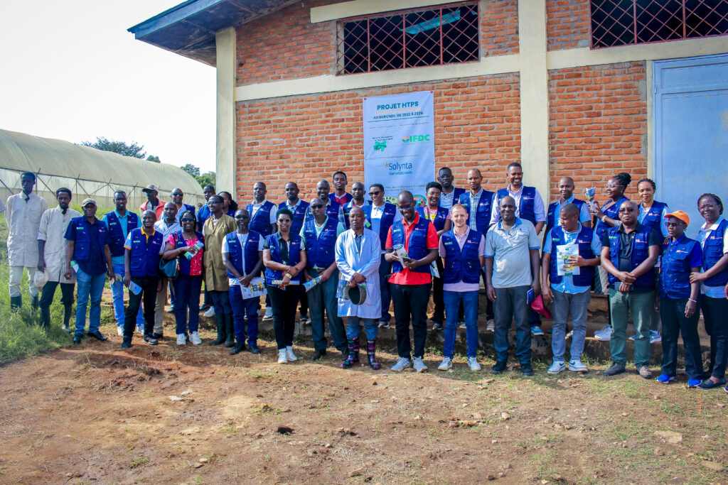 Group photo of IFDC Burundi staff.
