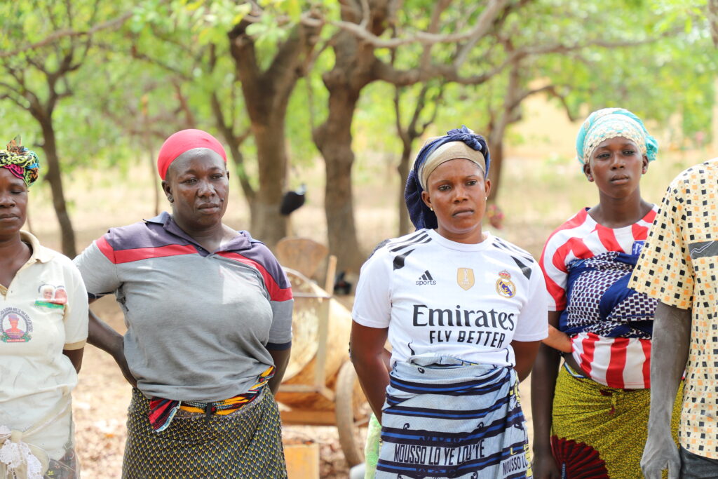 A group of women standing together.