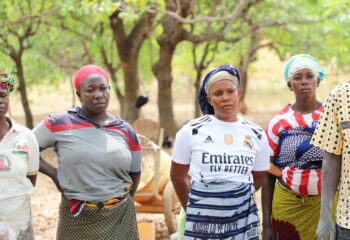 A group of women standing together.