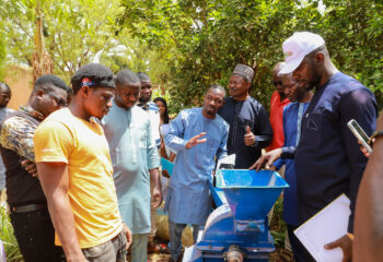 Youth participants from Ségou, San, and Sikasso regions attend a Soil Values training, gaining practical skills in agribusiness and organic fertilizer production.