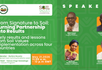 The Soil Values program and the Regional Hub for Fertilizer and Soil Health convened through a webinar to highlight early collaborative progress on soil health in the Sahel.