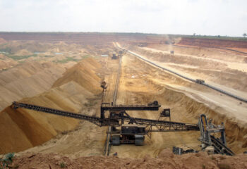 Phosphate mining in Togo.