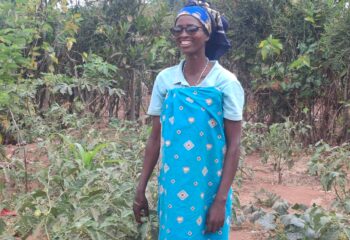 Calixte Diane Niyibitanga, a farmer from Mugoboka Hill, Burundi, participated in training on the Participatory Integrated Planning (PIP) approach